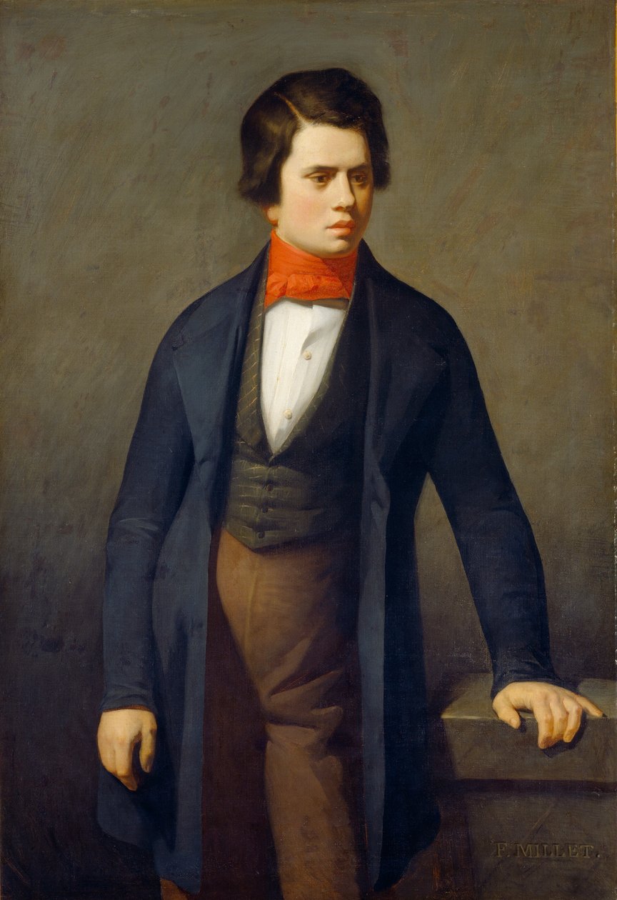 Leconte de Lisle, c. 18401841. od Jean Francois Millet