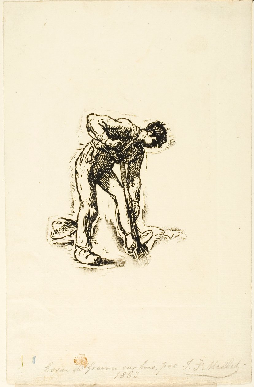 Rolnické kopání od Jean Francois Millet