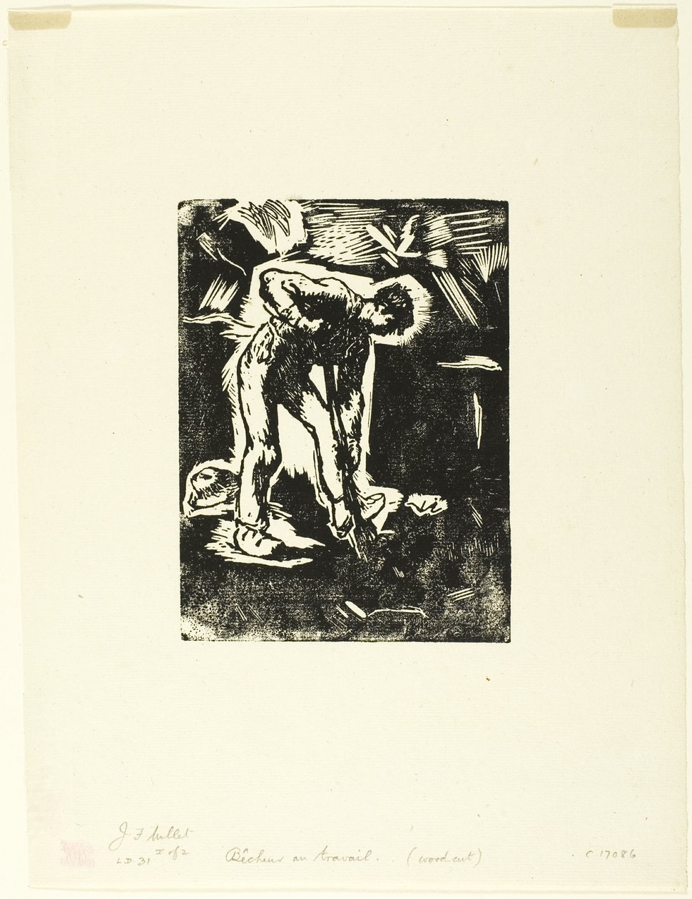 Rolnické kopání od Jean Francois Millet