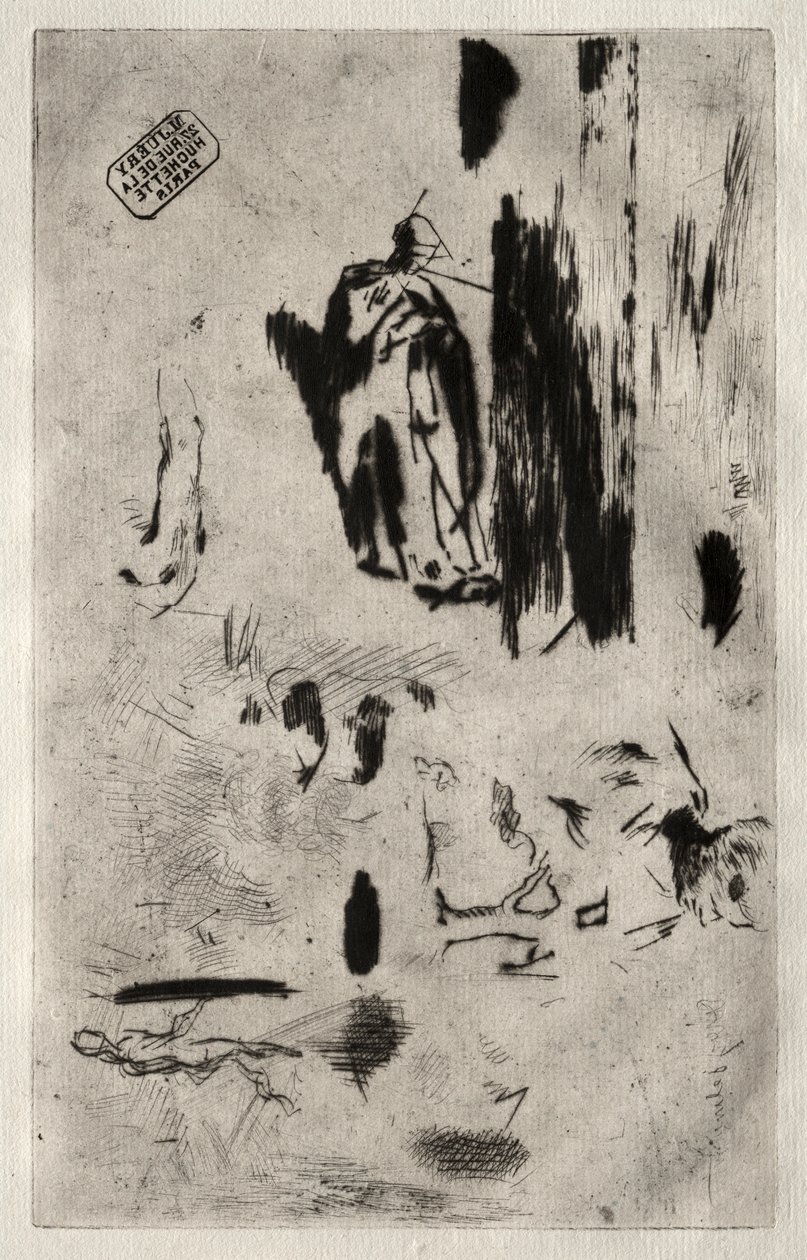 Talíř s náčrtky. od Jean Francois Millet