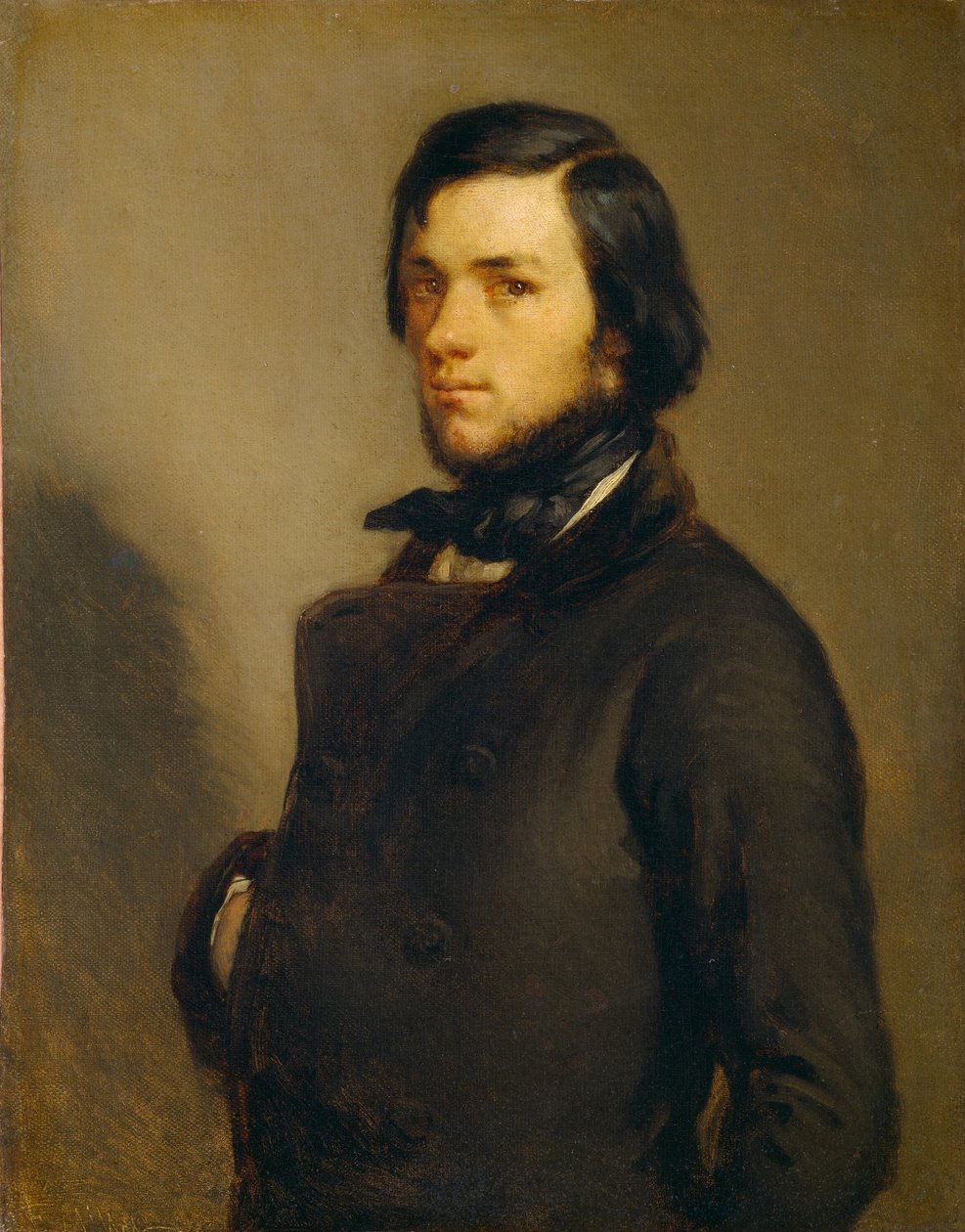 Portrét muže od Jean Francois Millet