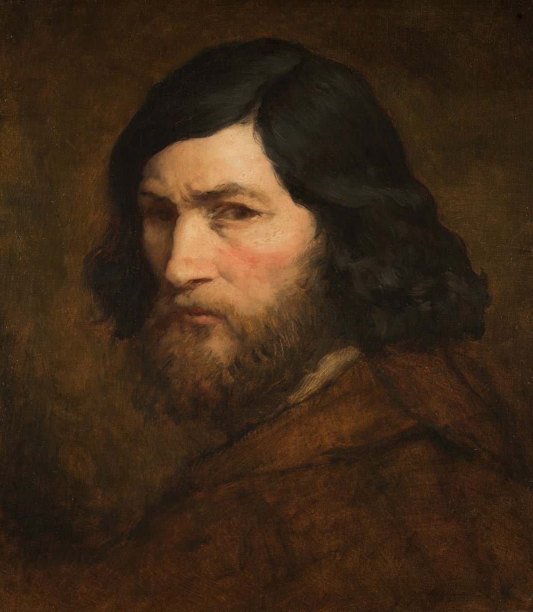 Autoportrét, c. 1850. od Jean Francois Millet