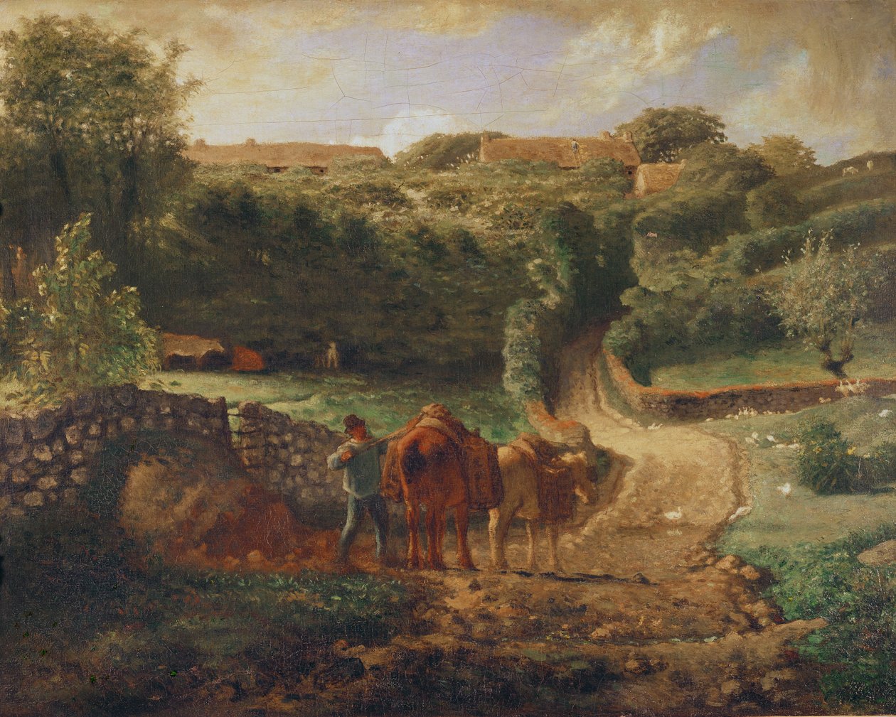 Bratranec Hamlet v Greville, c.1865-73 od Jean Francois Millet