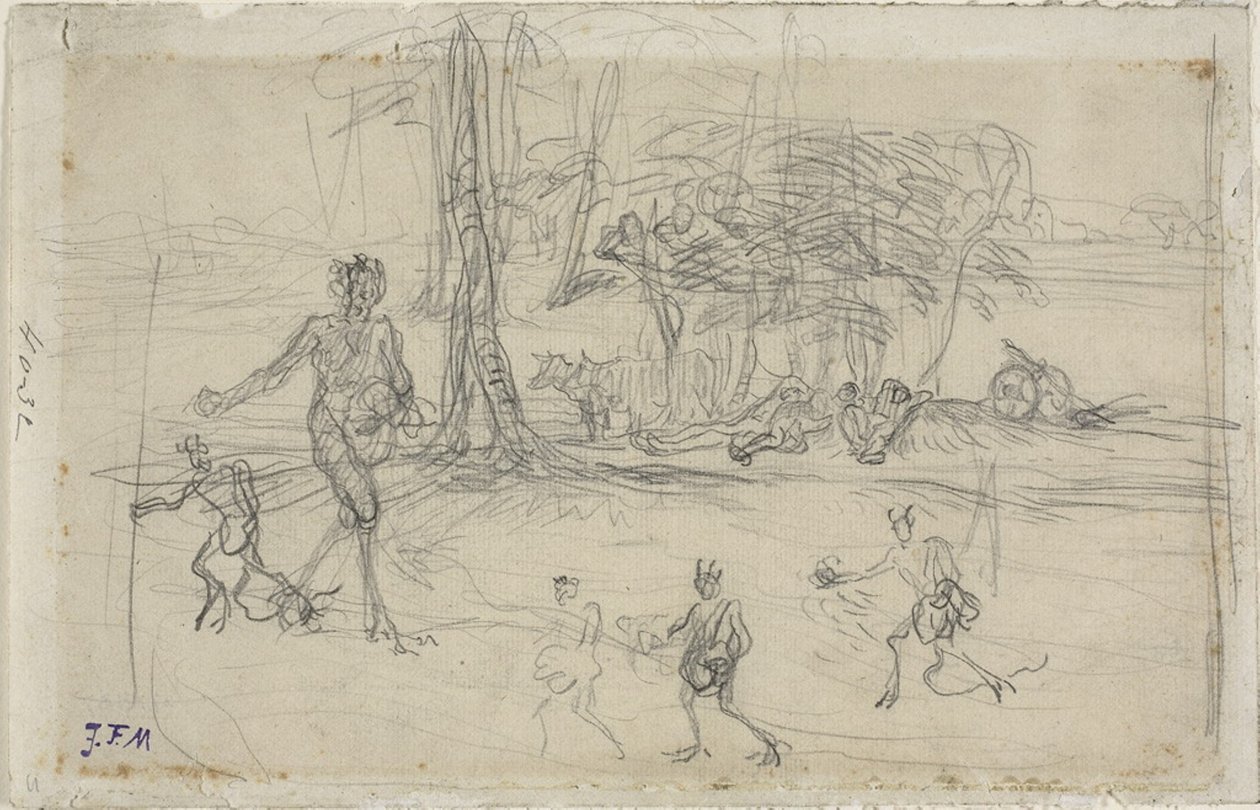 Ďábel setí od Jean Francois Millet
