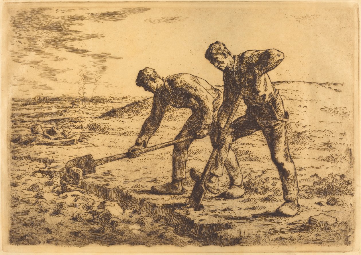 Diggers (Les becheurs) od Jean Francois Millet