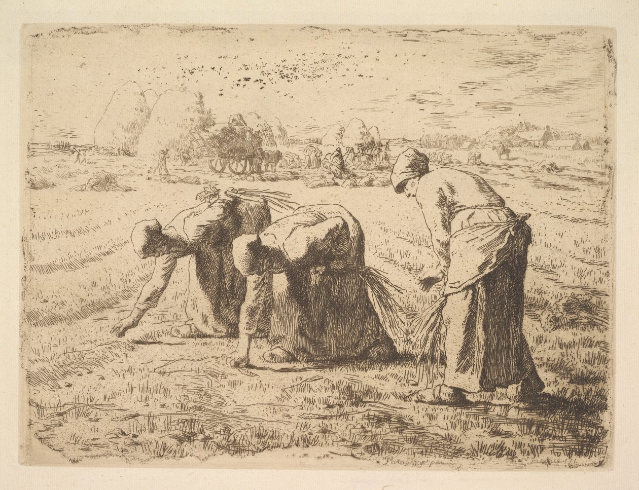 The Gleaners, 1834-75. od Jean Francois Millet