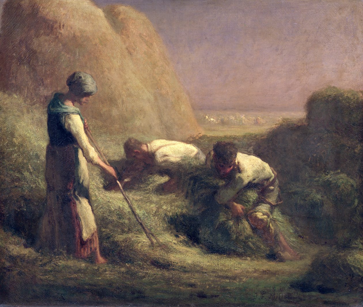 Kalhoty, 1850-51 od Jean Francois Millet