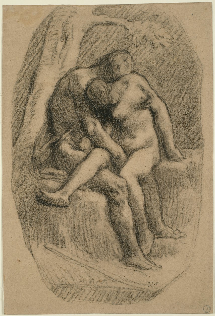 Milenci od Jean Francois Millet