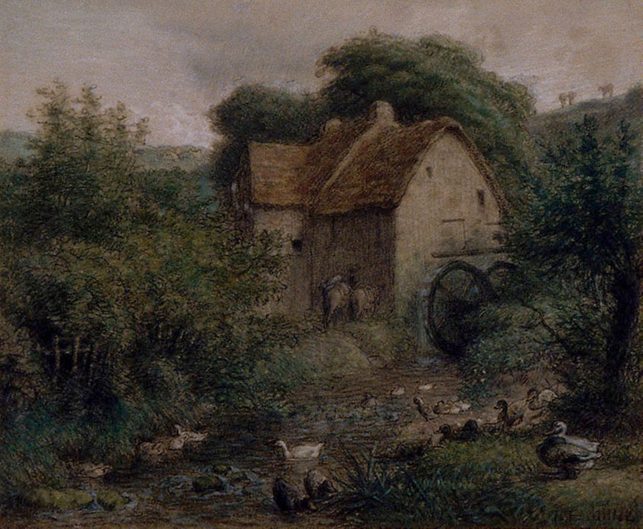 Starý mlýn od Jean Francois Millet