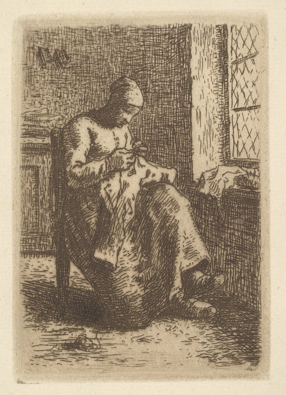 Kanalizace, 1855. od Jean Francois Millet