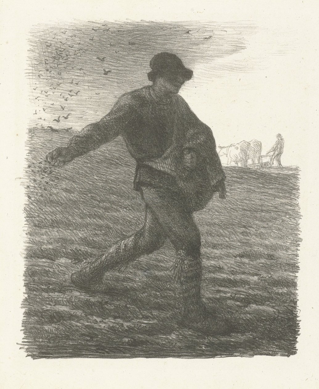 Rozsévač, 1851 od Jean Francois Millet