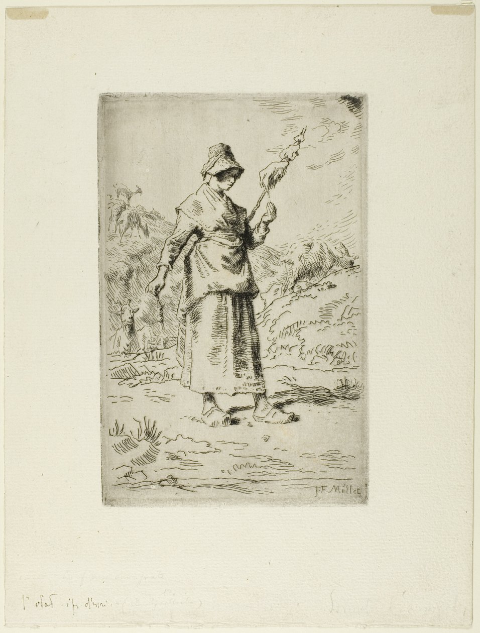 Spinner od Jean Francois Millet