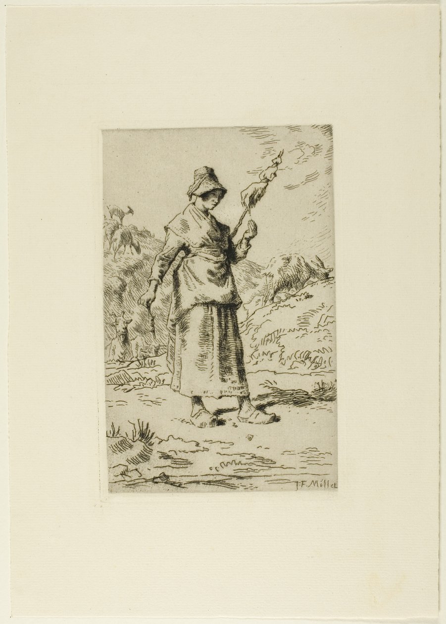Spinner od Jean Francois Millet