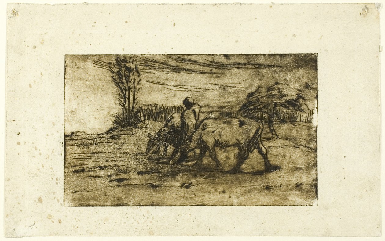 Dvě krávy od Jean Francois Millet