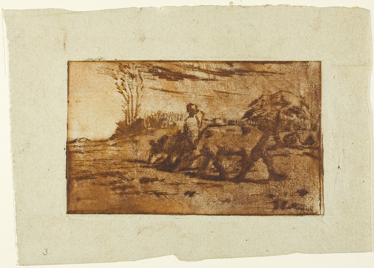 Dvě krávy od Jean Francois Millet
