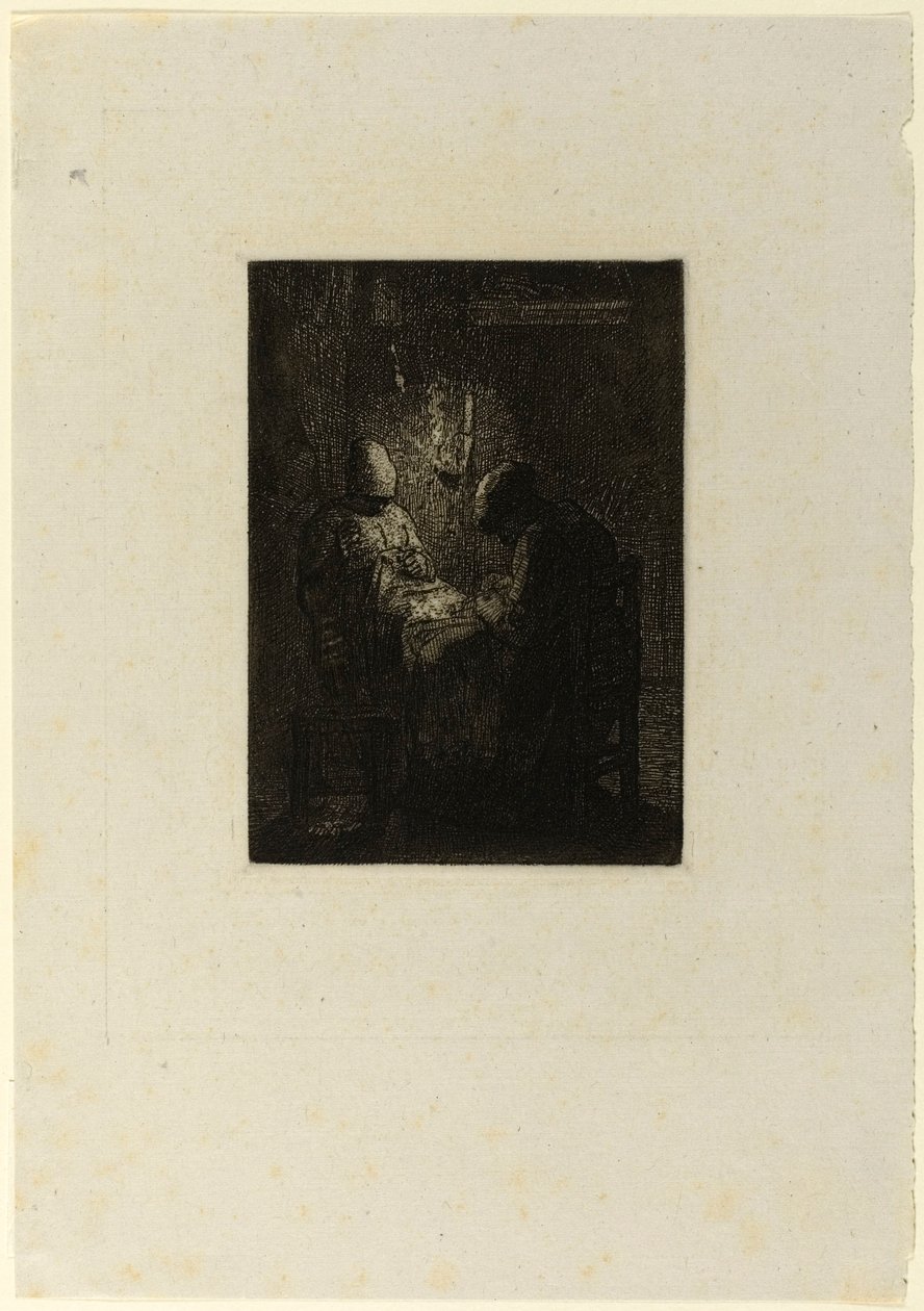 Vigilie od Jean Francois Millet