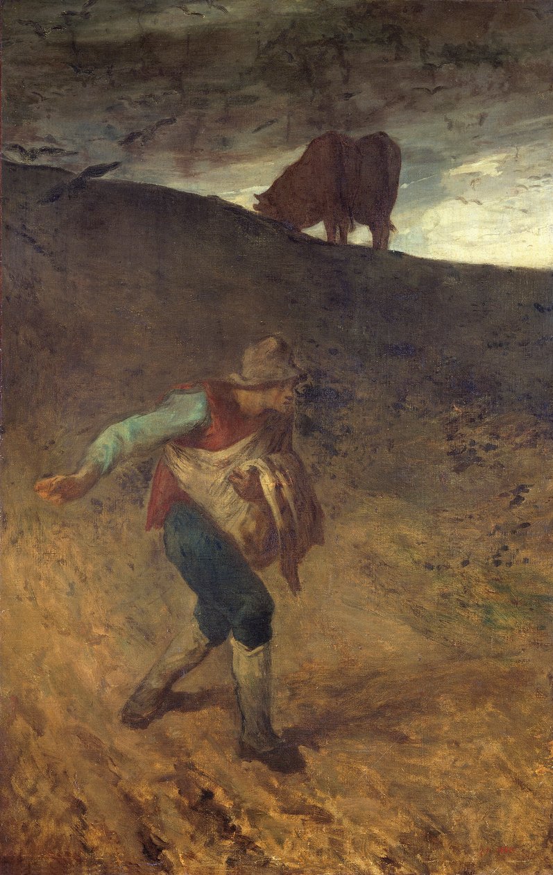 "Rozsévač", 1847-8 od Jean Francois Millet