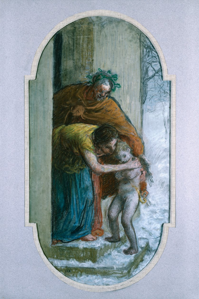 Zima, kolem roku 1864 od Jean Francois Millet