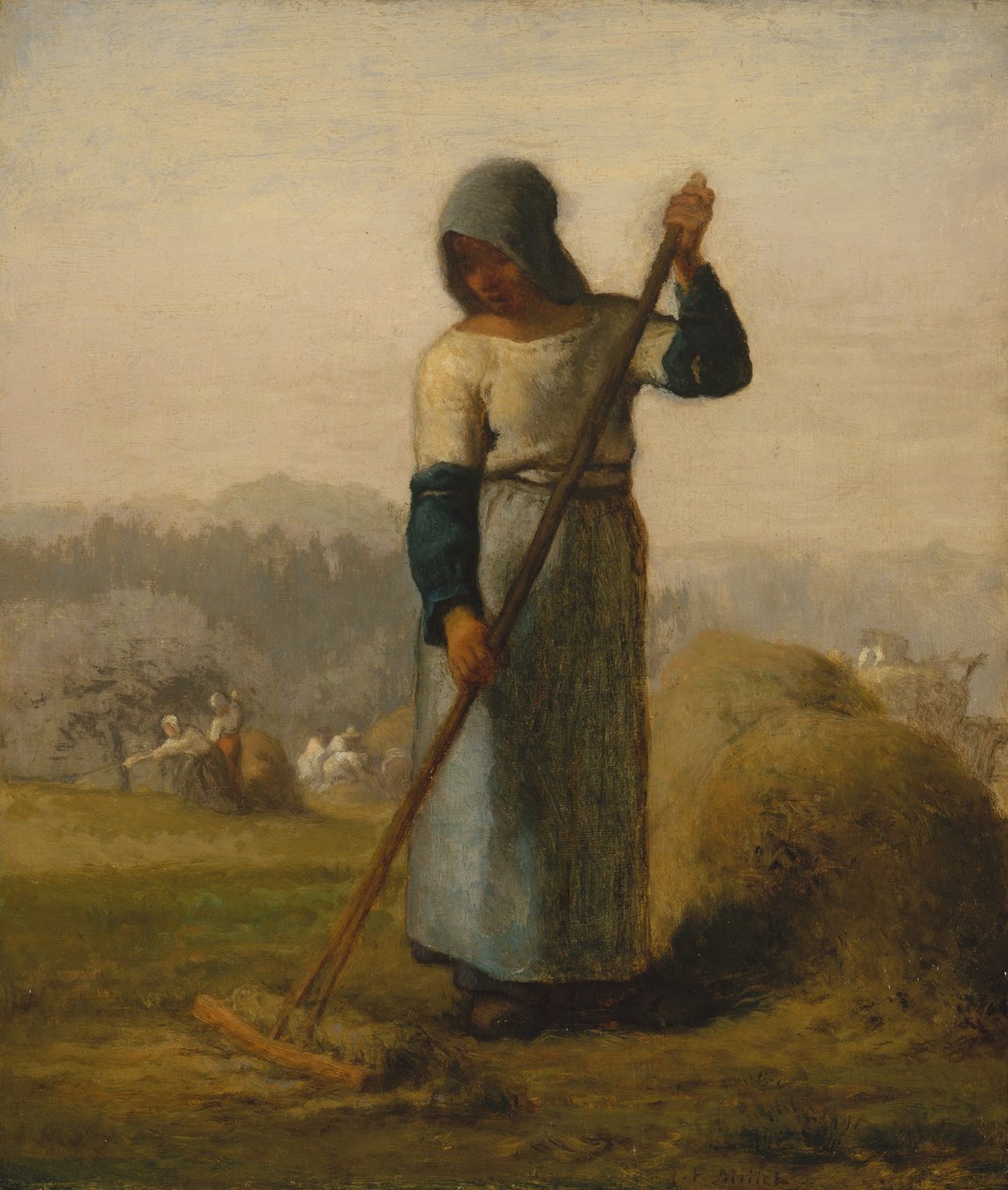 Žena s hráběmi, pravděpodobně 1856-57. od Jean Francois Millet