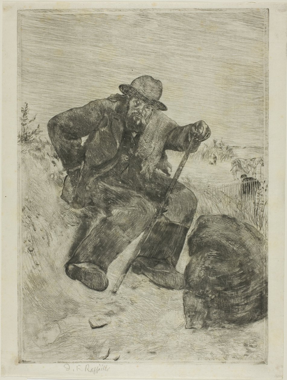 Vyčerpaný sběrač hadrů od Jean Francois Rafaelli