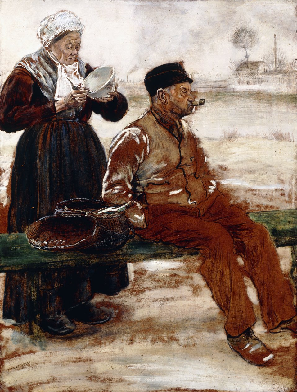 Po jídle, od Jean Francois Raffaelli