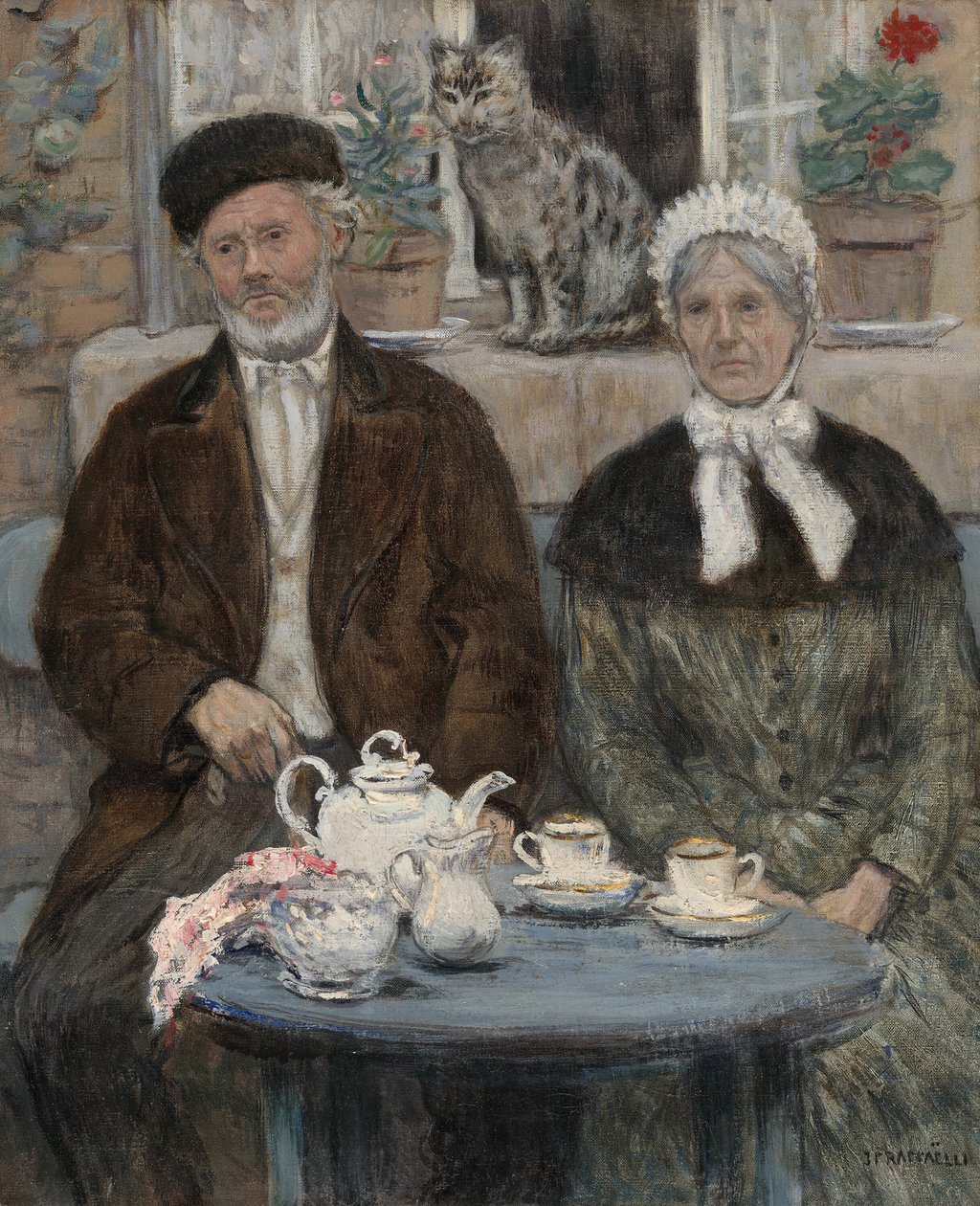 Odpolední čaj, c. 1880. od Jean Francois Raffaelli