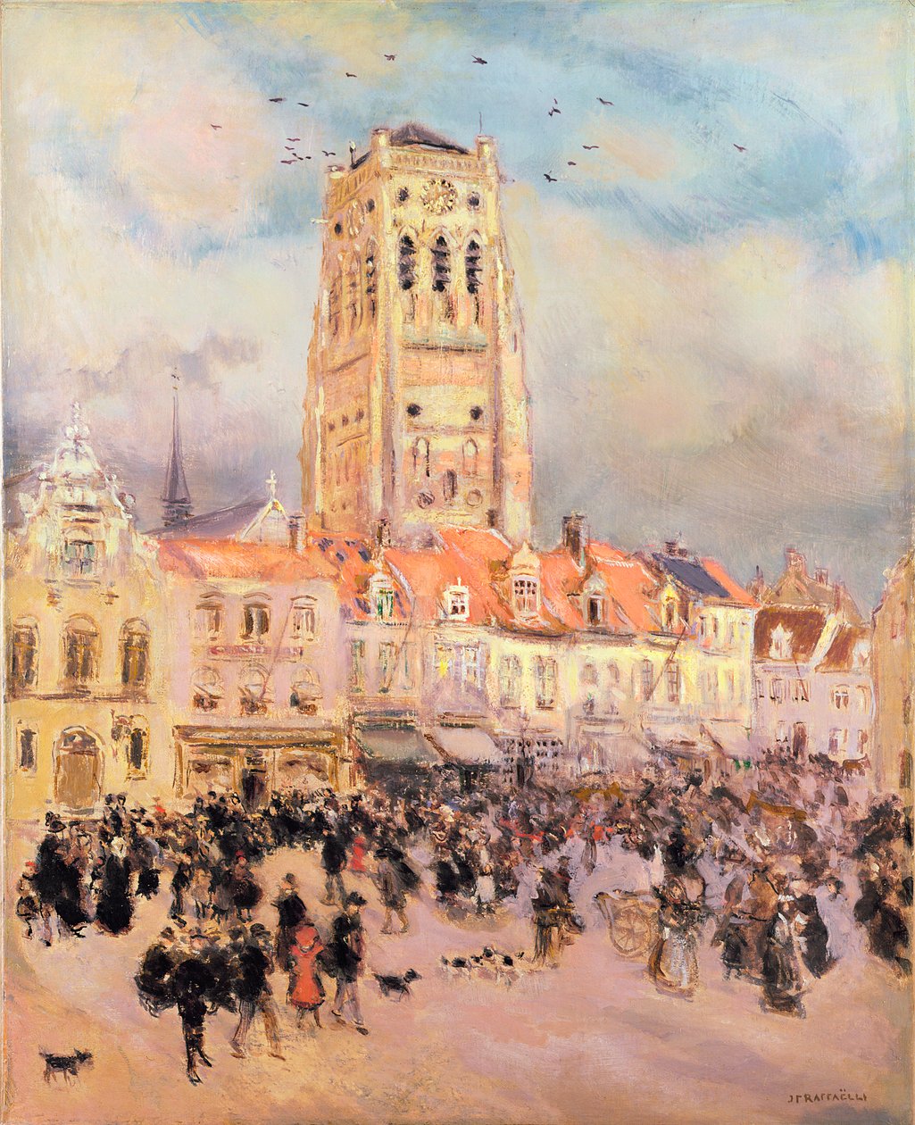 Severní město od Jean Francois Raffaelli