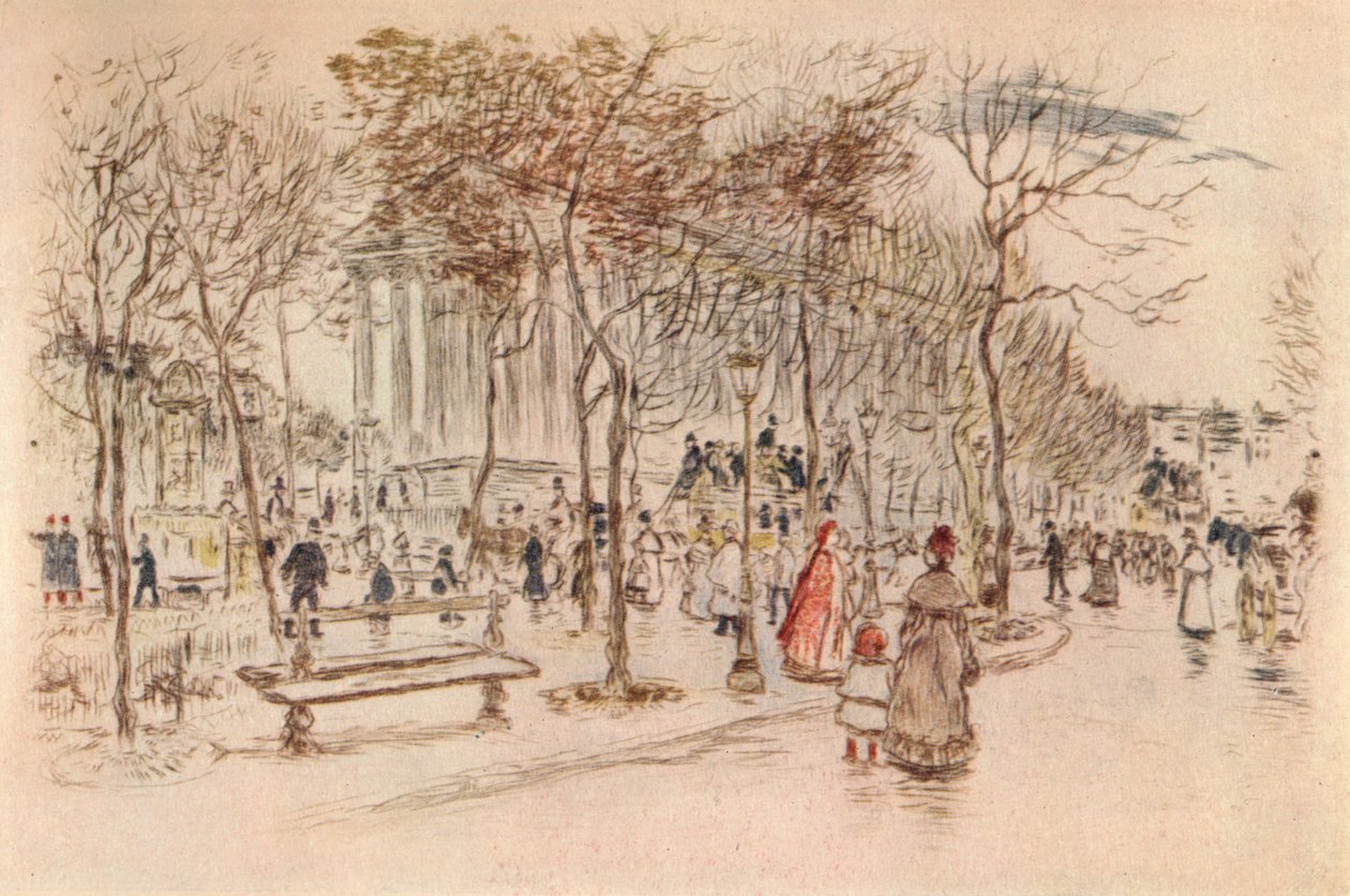 Place de la Madeleine, 1915 od Jean Francois Raffaelli