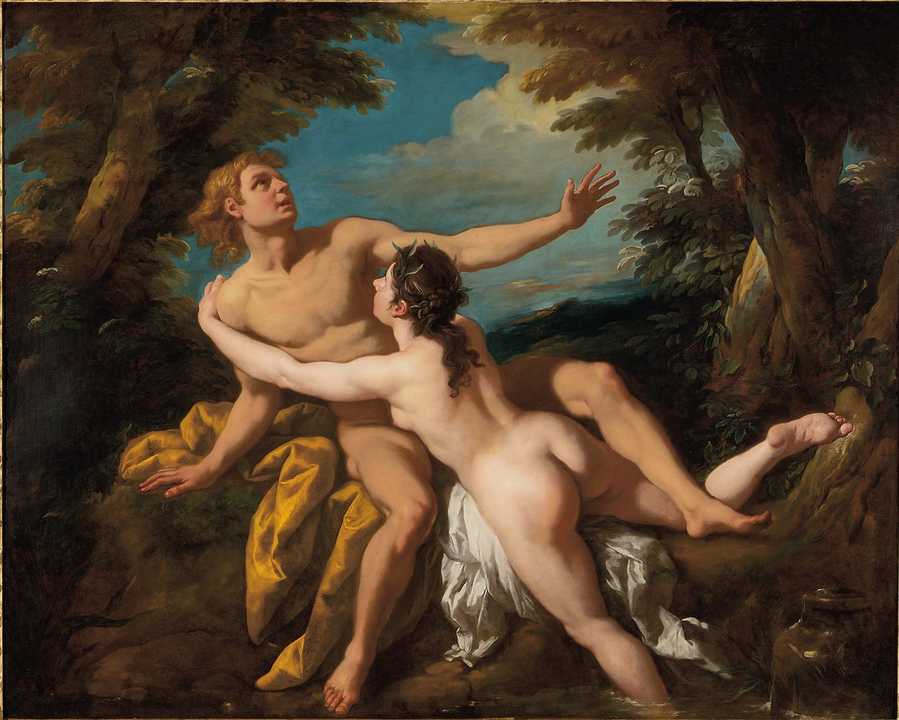 Salmacis a Hermaphroditus od Jean François de Troy