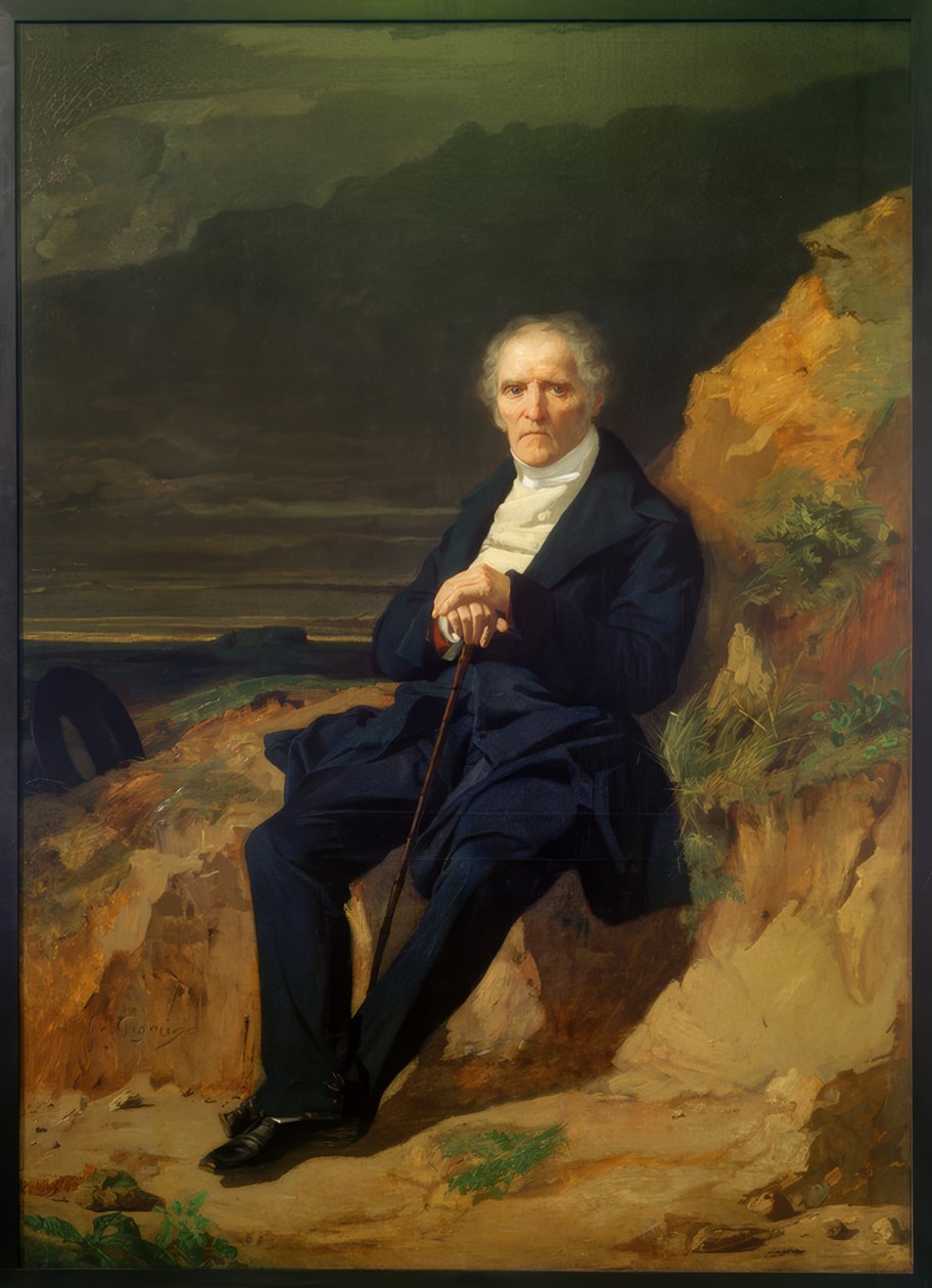 Portrét Charlese Fouriera od Jean Francois Gigoux