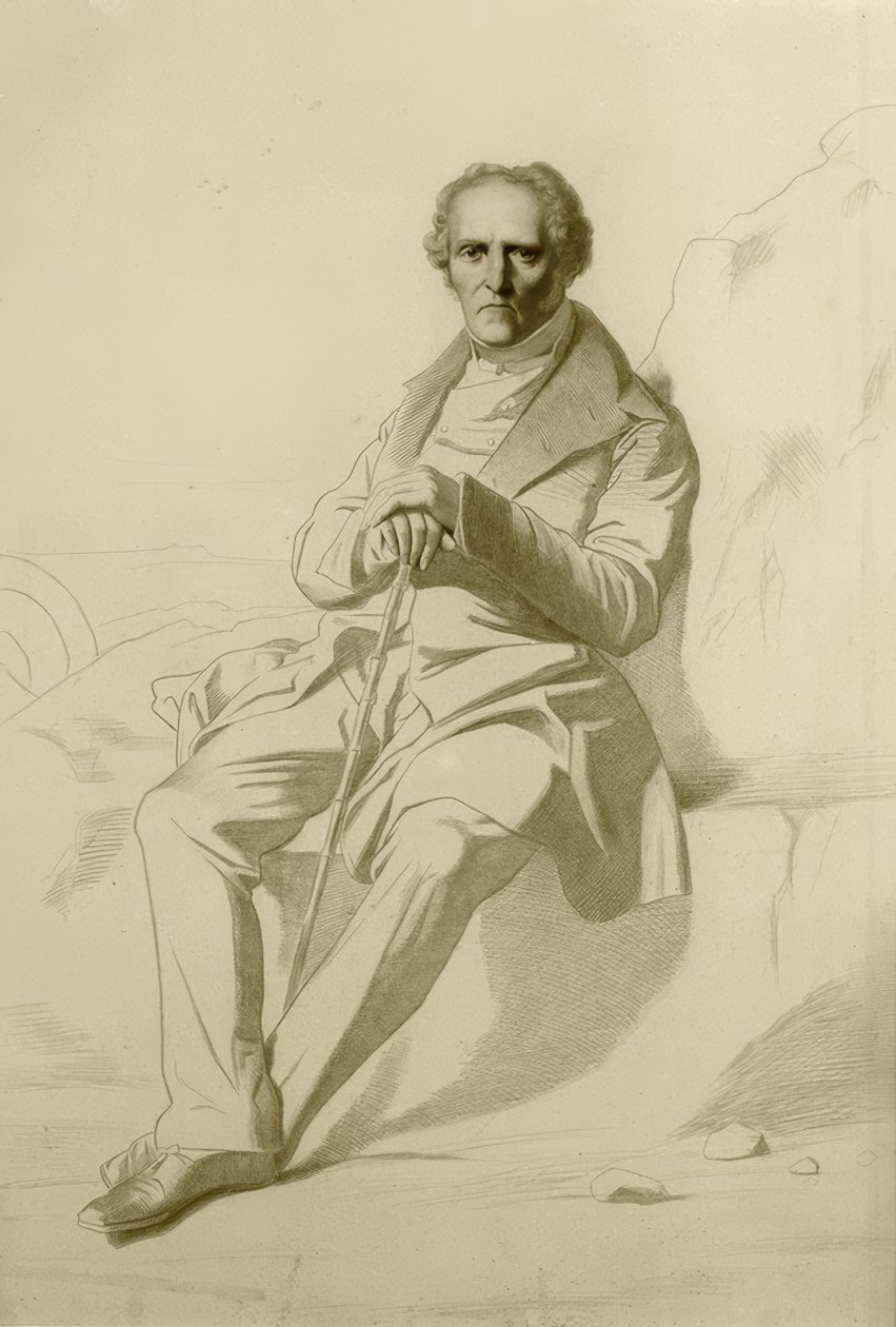 Portrét Charlese Fouriera od Jean Francois Gigoux