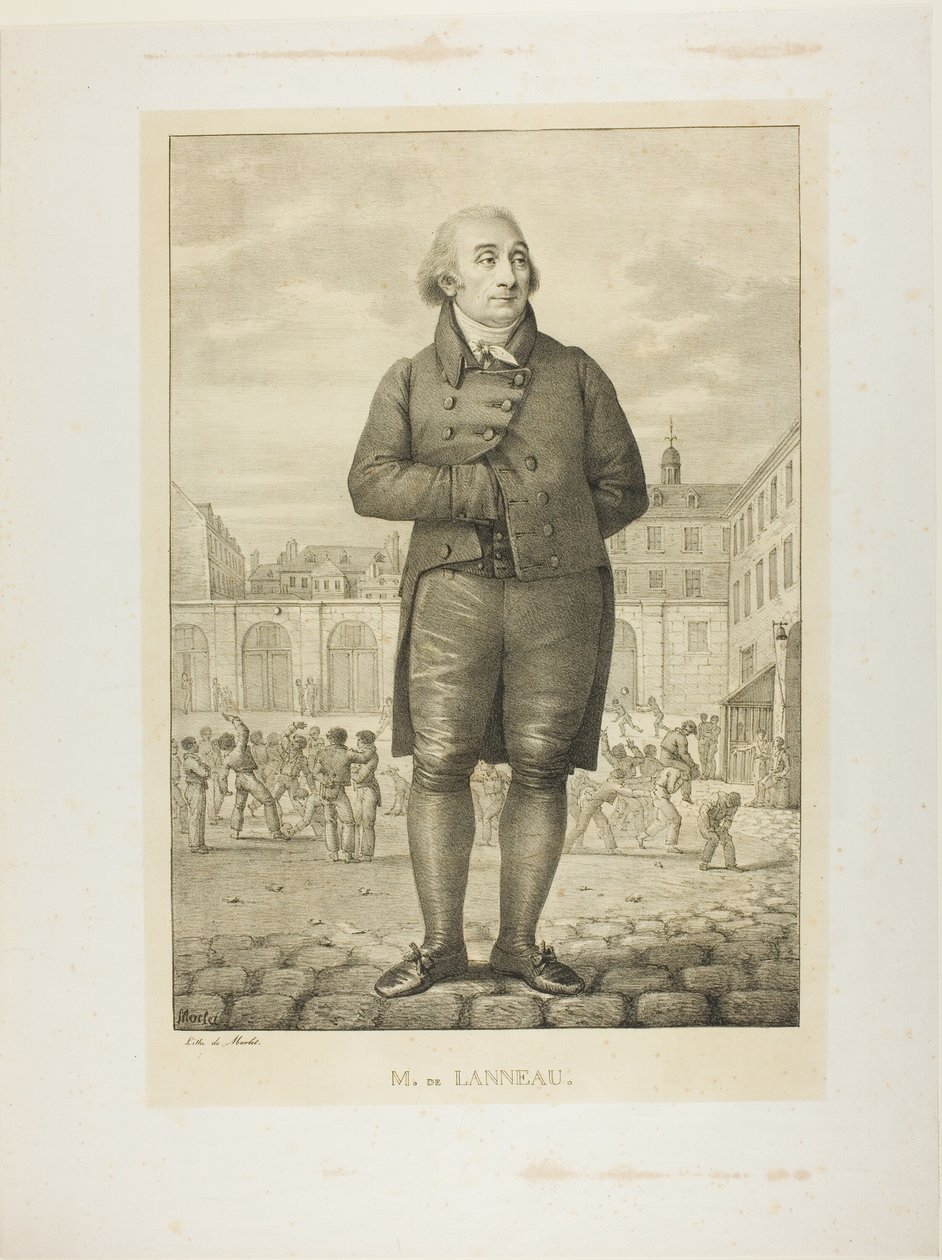Portrét M. de Lanneaua od Jean Henri Marlet