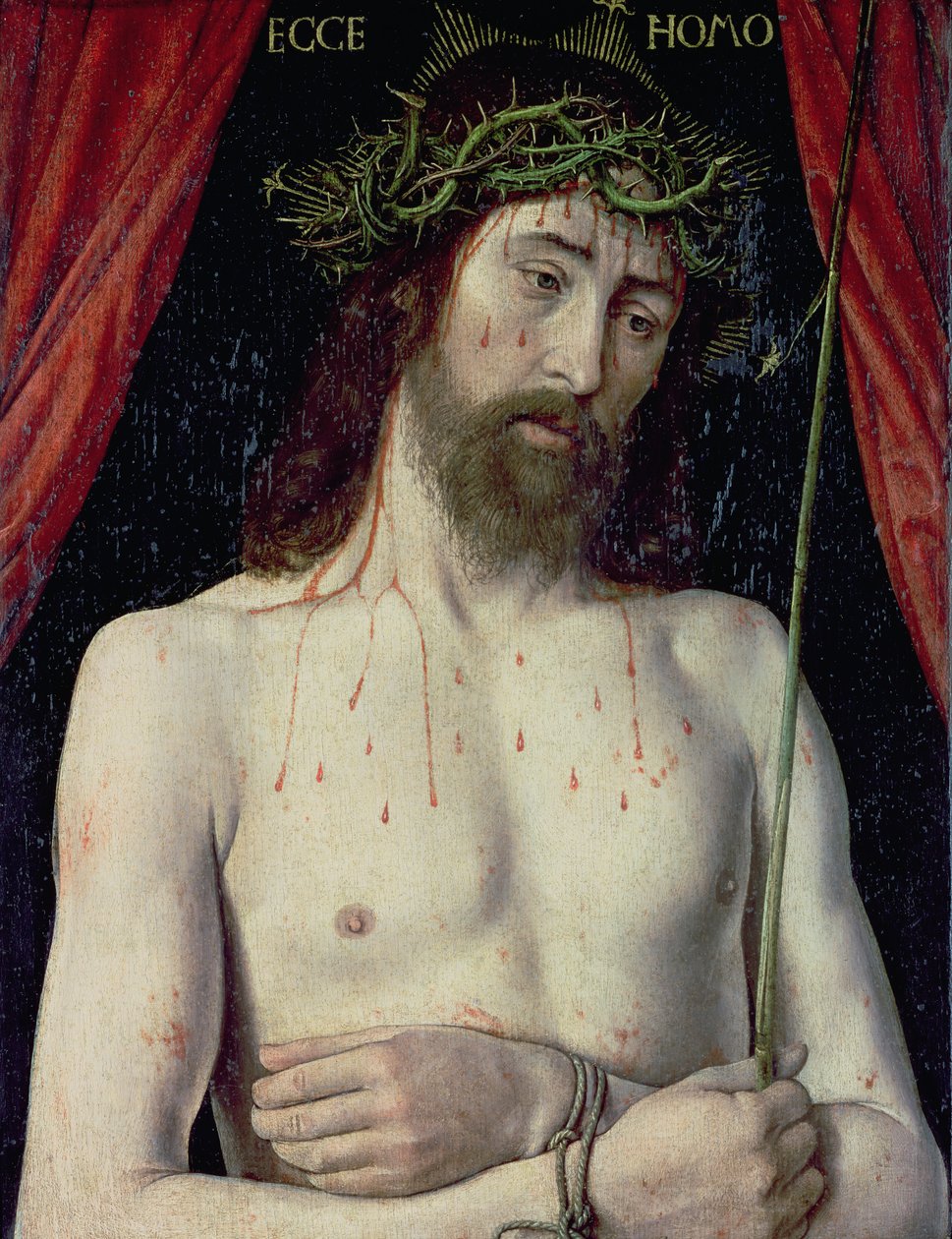 Ecce Homo, c.1494 (olej na dřevě) od Jean Hey