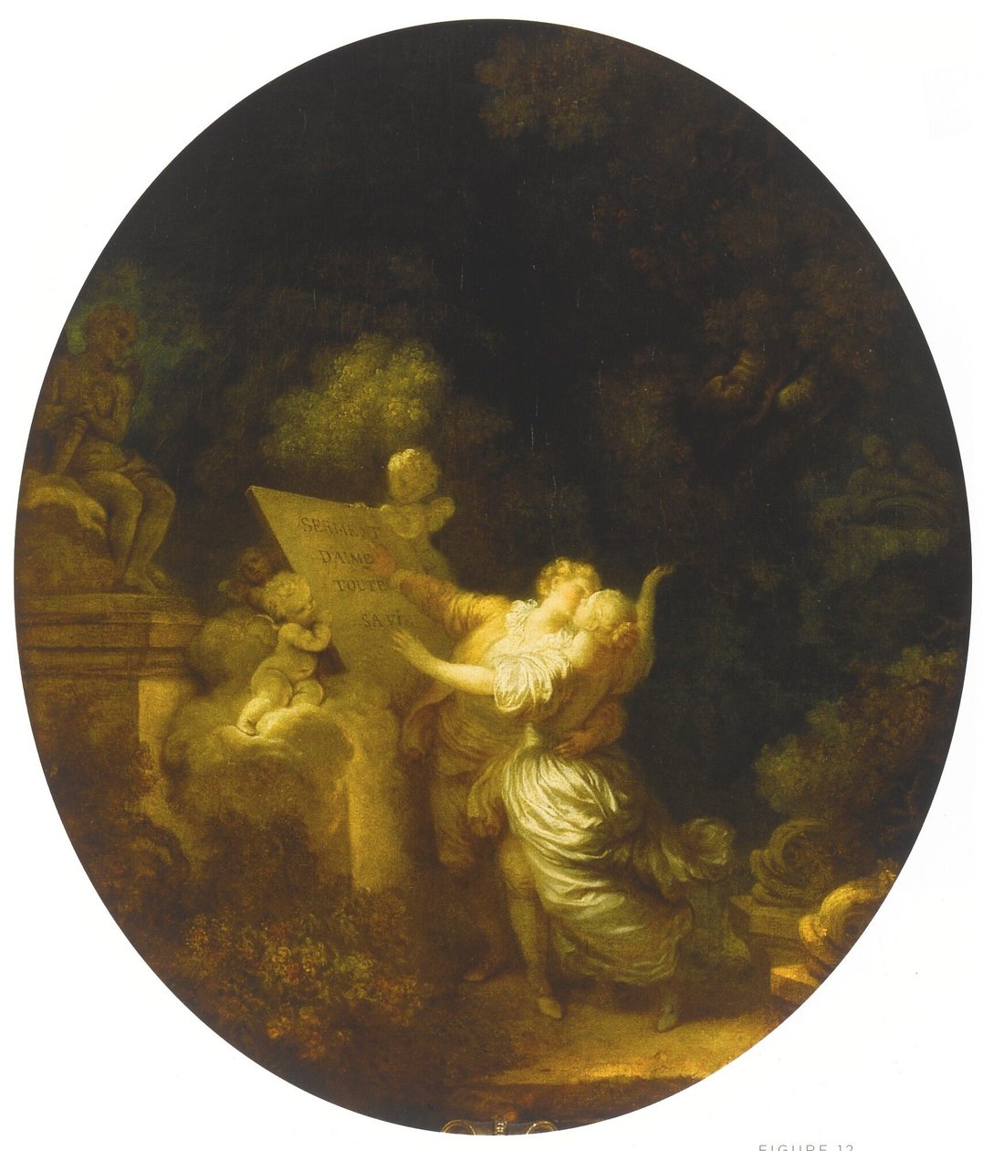 Přísaha lásky od Jean Honore Fragonard
