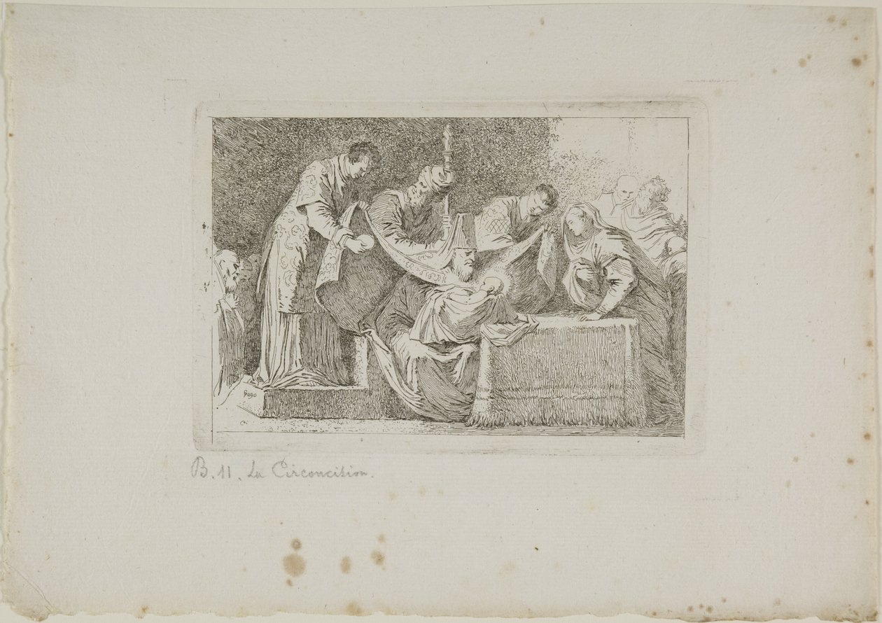 Obřízka od Jean Honore Fragonard