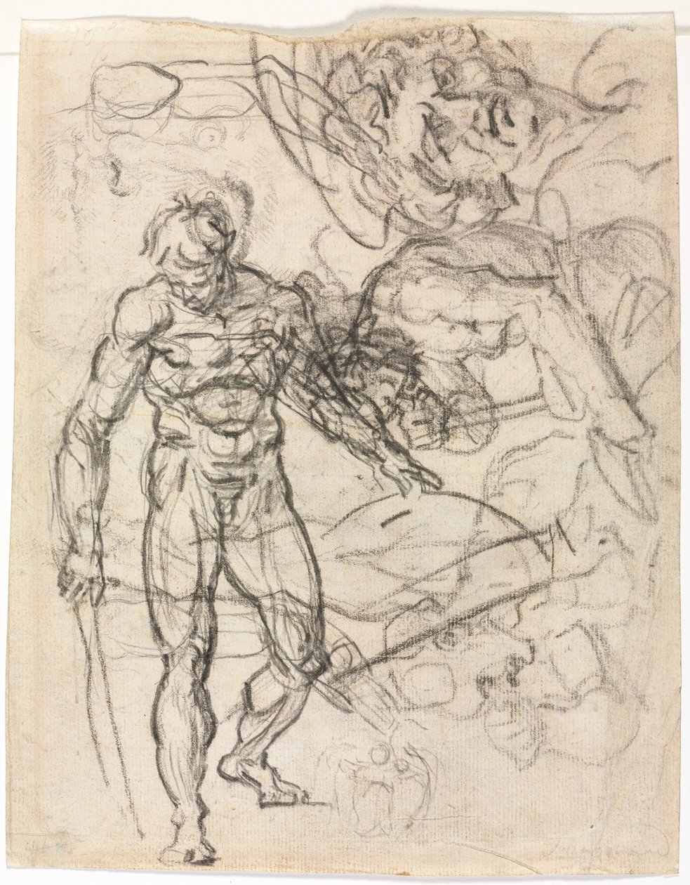 Figurální studie (verze) od Jean Honore Fragonard