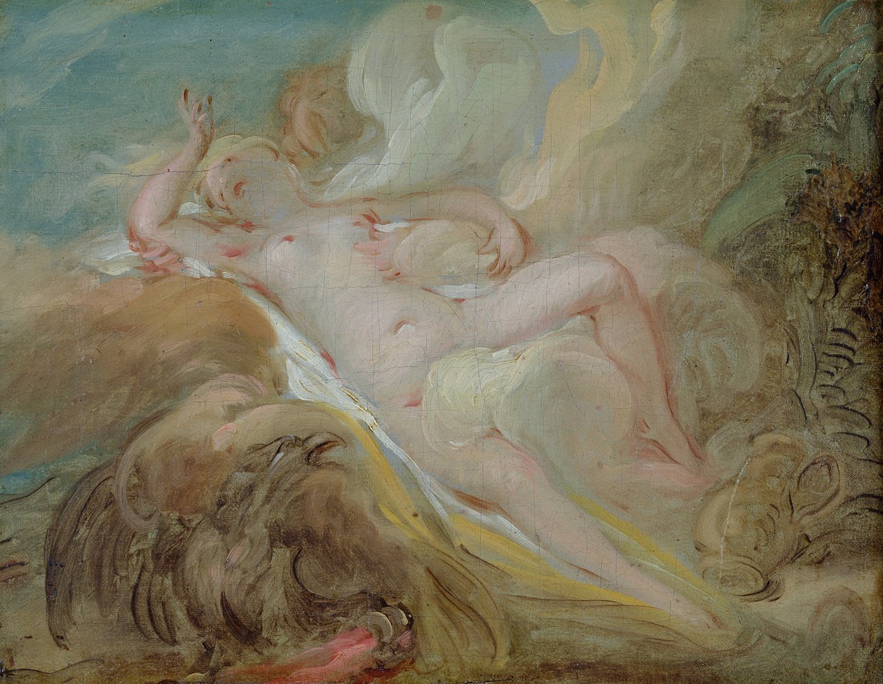 Jupiter a Io od Jean Honore Fragonard