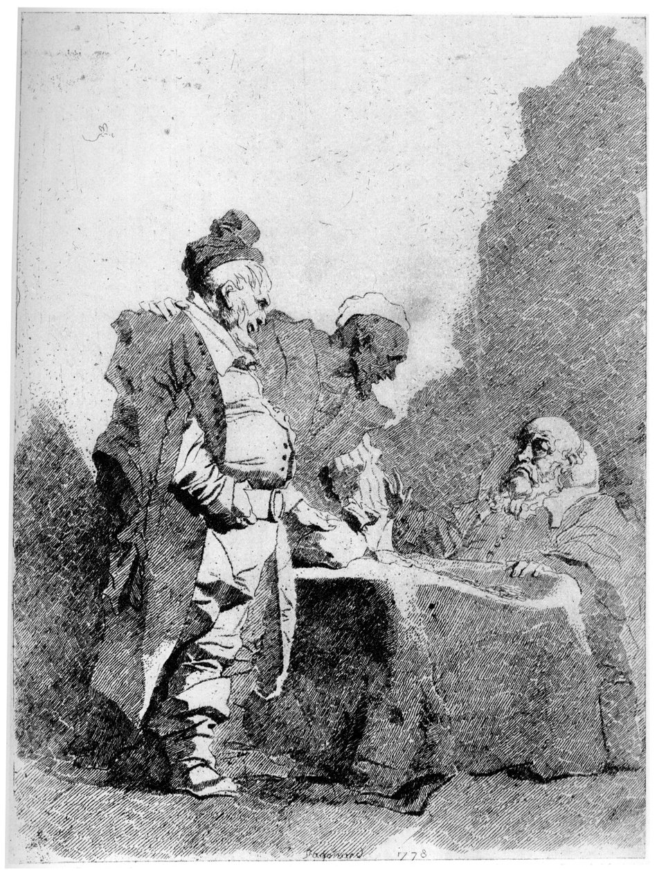 Obchodníci, c1750-1800, 1924 od Jean Honore Fragonard