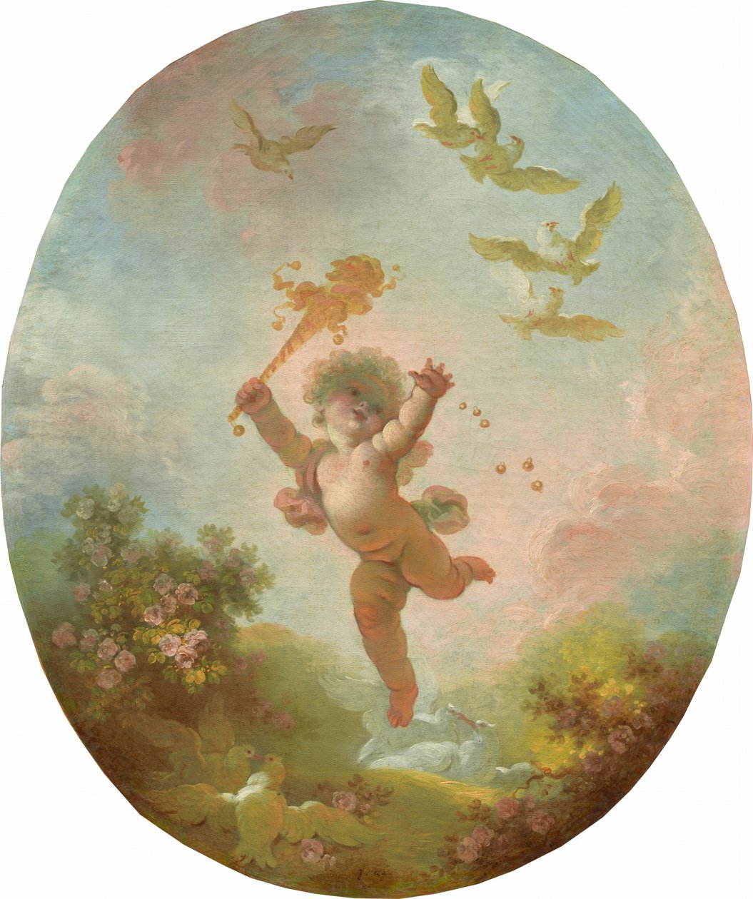 Láska jako hloupost, c. 17731776. od Jean Honore Fragonard