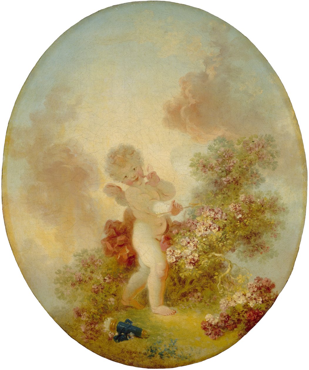 Love the Sentinel, kolem 1773-76 od Jean Honore Fragonard