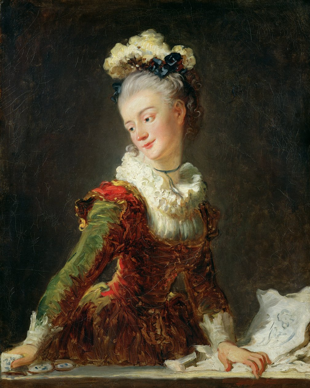 Marie-Madeleine Guimard (1743-1816) od Jean Honore Fragonard