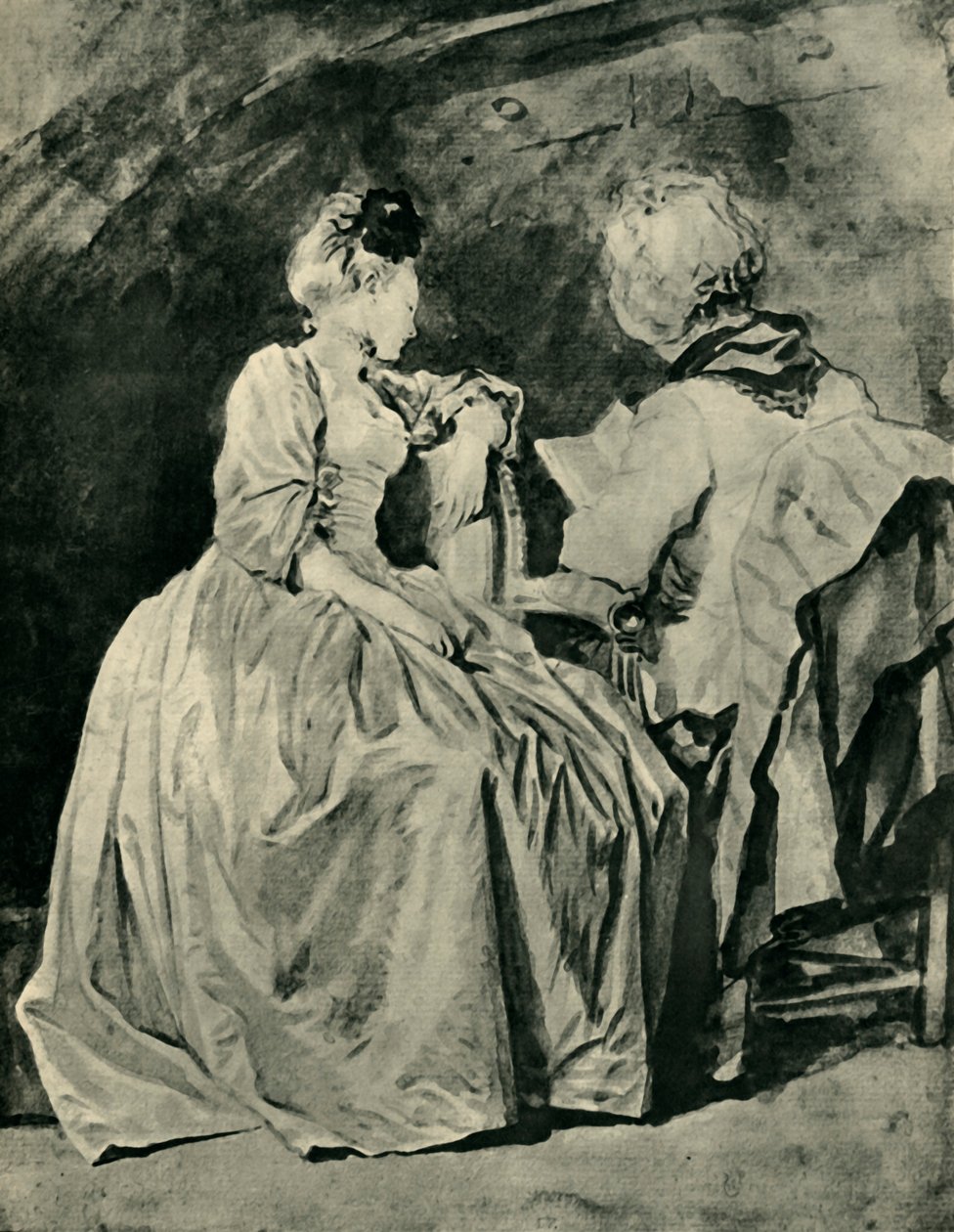 Reading, c1778, 1943. od Jean Honore Fragonard