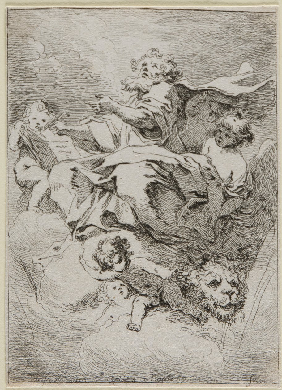 Svatý Marek od Jean Honore Fragonard