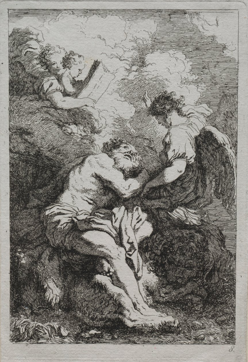 Svatý Jeroným. od Jean Honore Fragonard