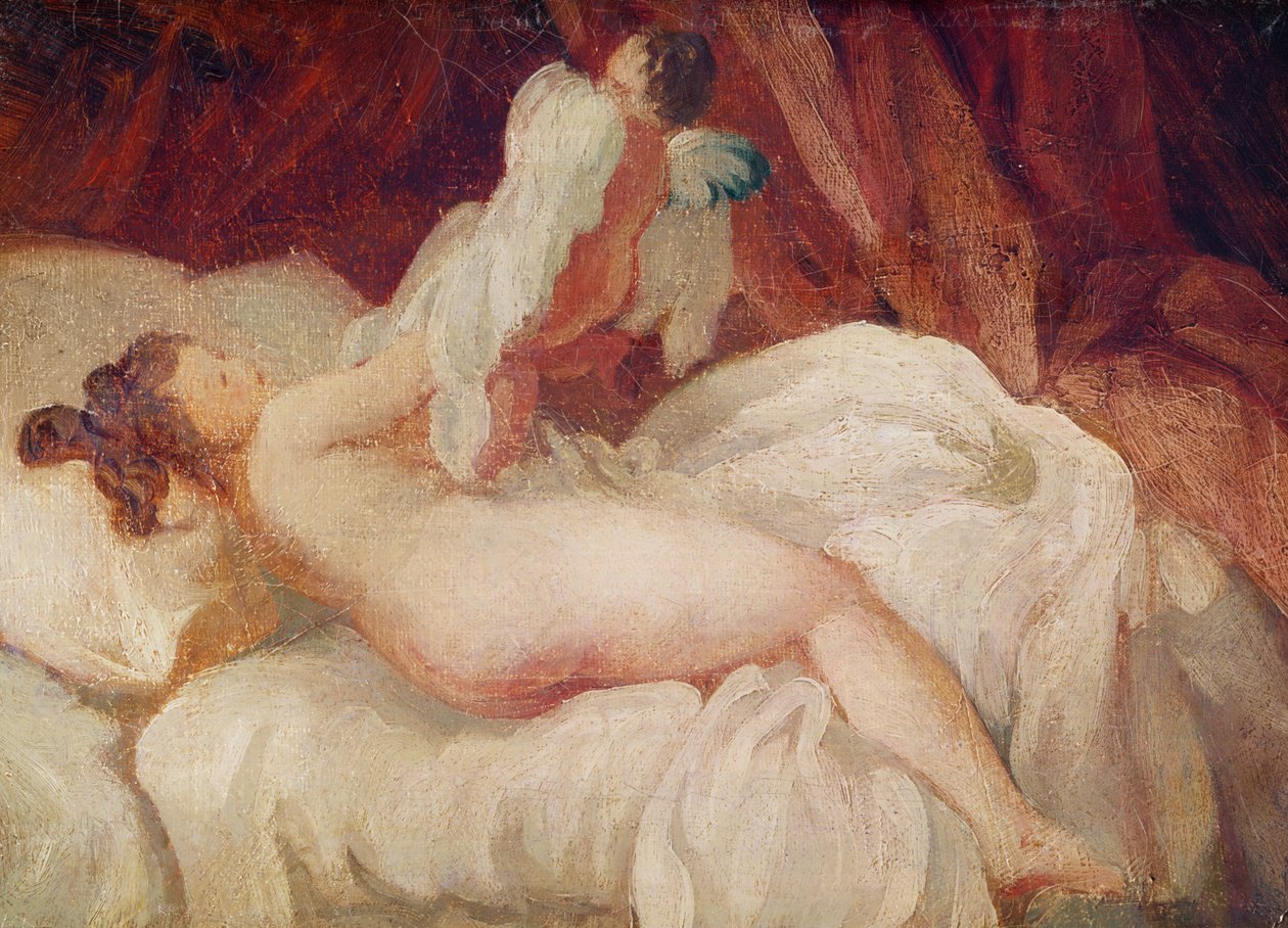 Sundání halenky od Jean Honore Fragonard