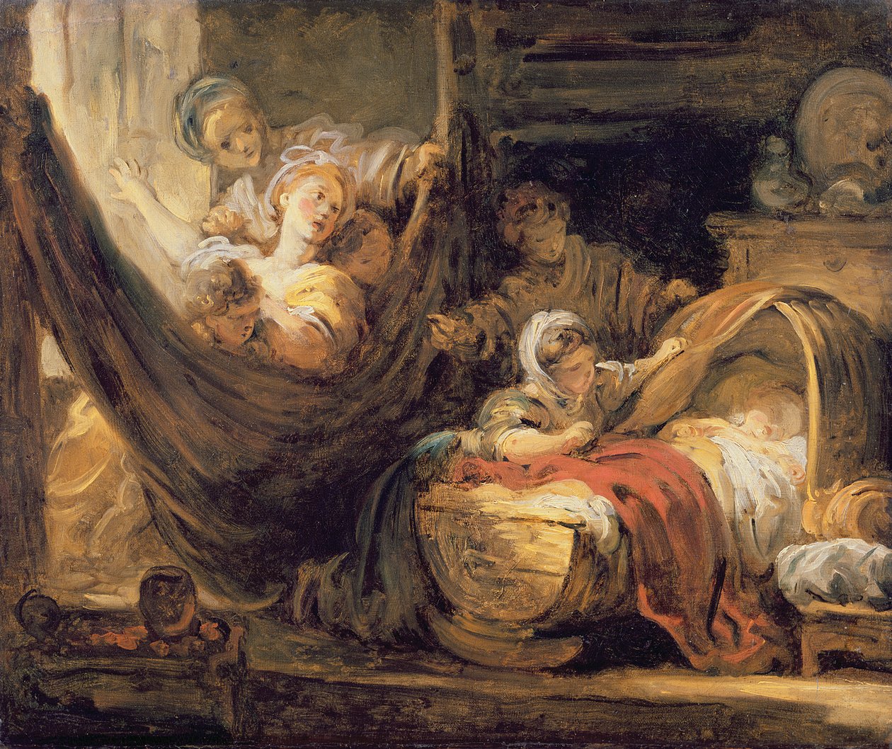 Kolébka od Jean Honore Fragonard