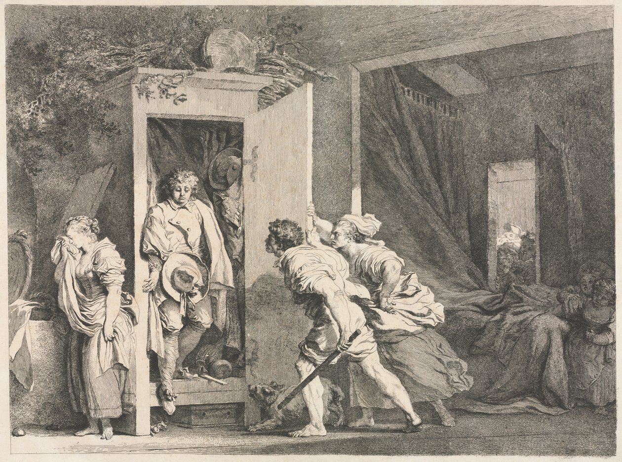 Skříňka od Jean Honore Fragonard