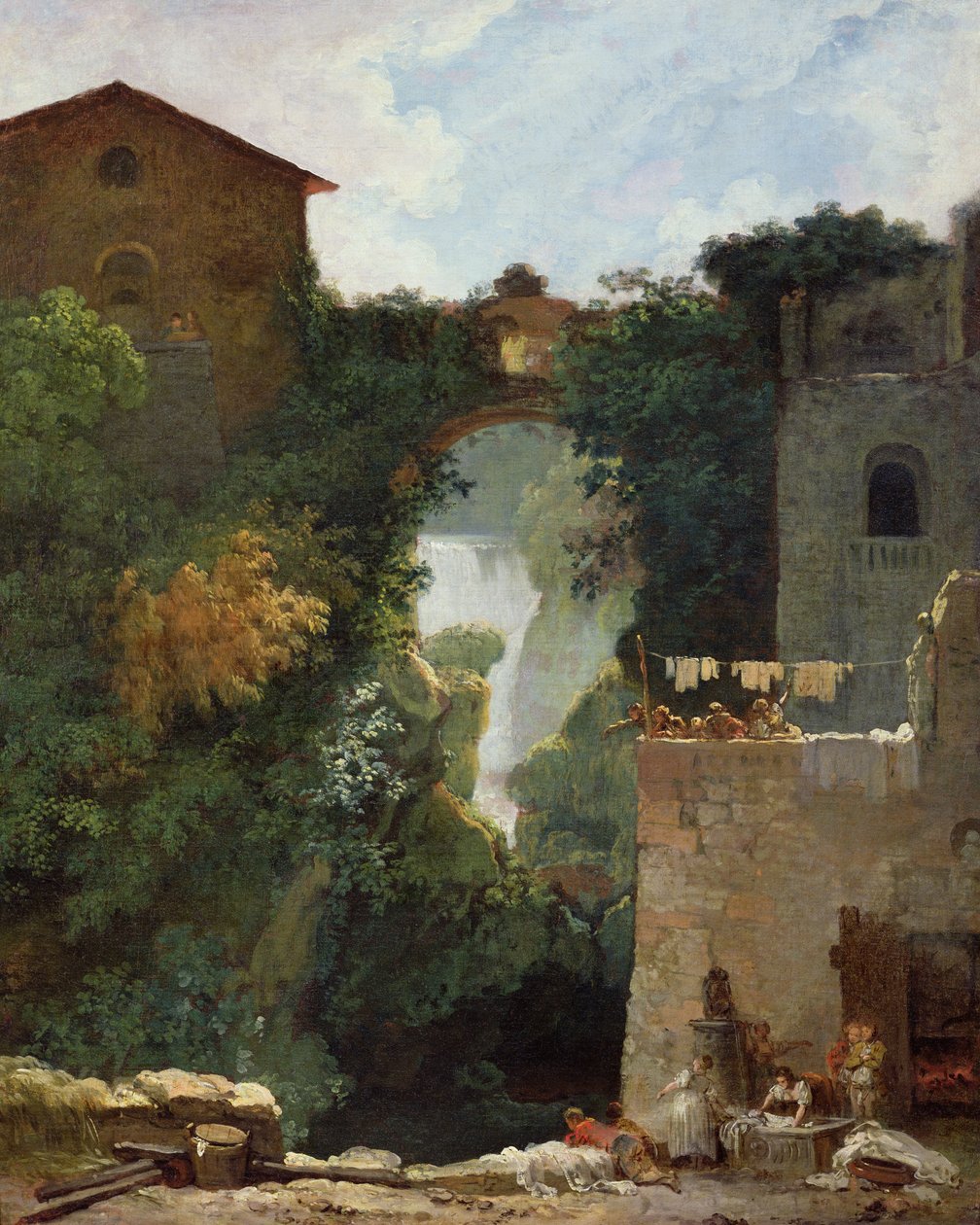 Vodopády Tivoli od Jean Honore Fragonard