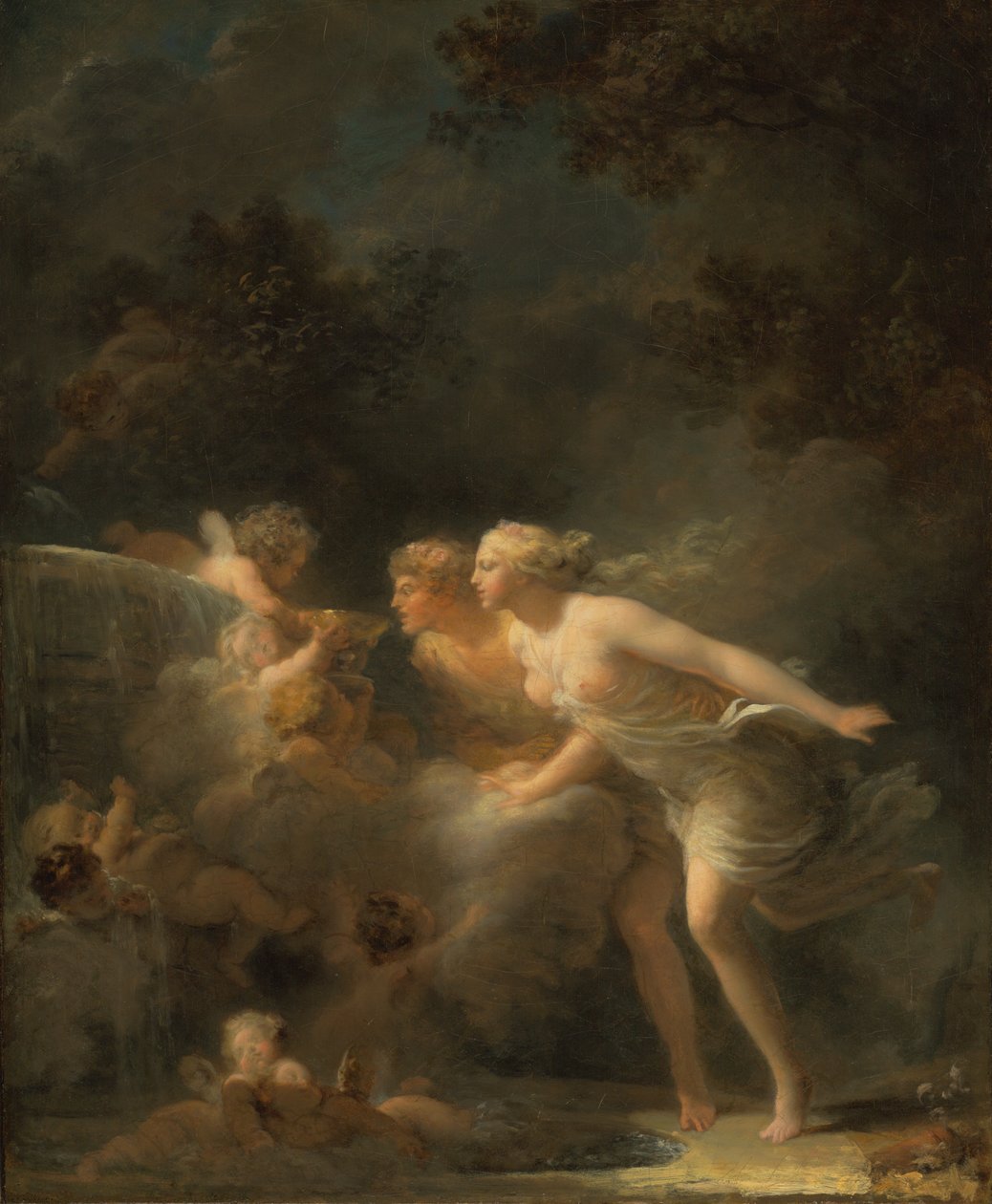 Fontána lásky od Jean Honore Fragonard
