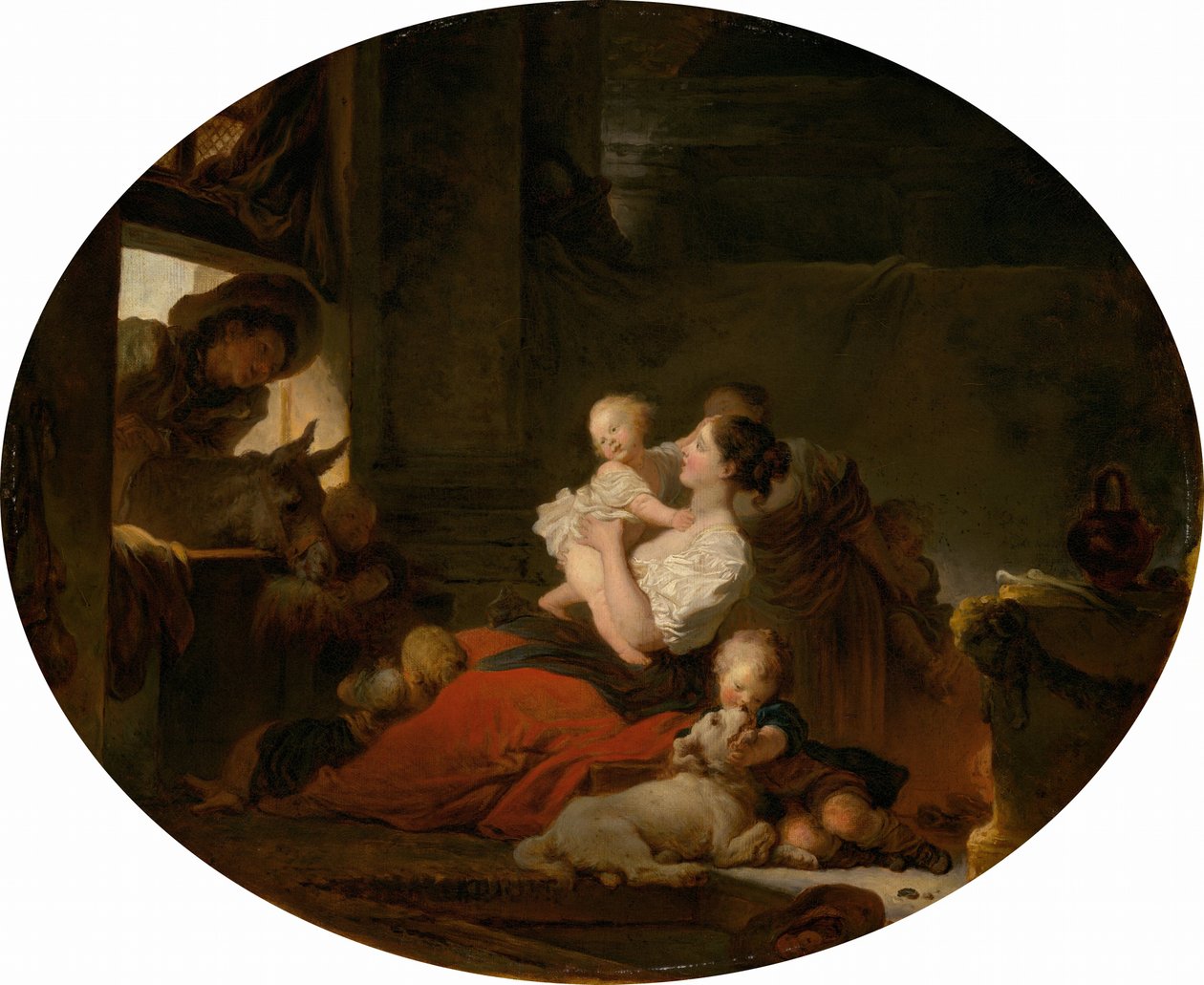 Šťastná rodina, c. 1775. od Jean Honore Fragonard